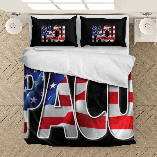 Nurses USA Flag Stars Stripes PACU Bedding Sets