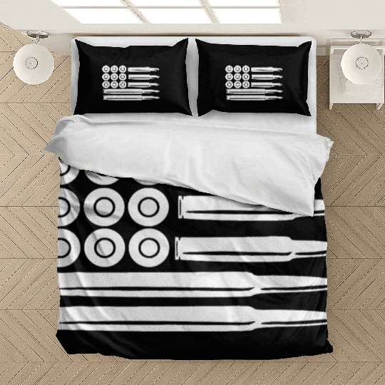 Stars Stripes Bullets Guns Ammo America Clothing Bedding Sets