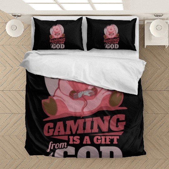 Pig animal piglet farm funny gift Bedding Sets
