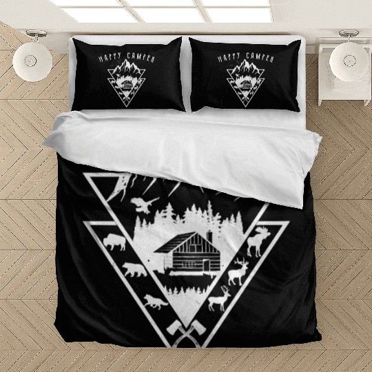 Wilderness Camper Nature Mountains Wildlife Camp Bedding Sets