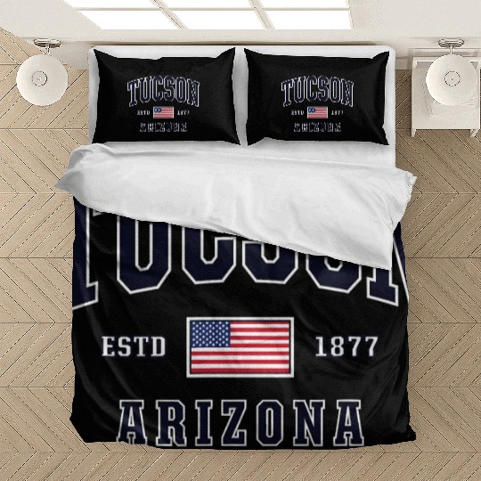 USA FLAG Stars Stripes Tucson Arizonna Bedding Sets