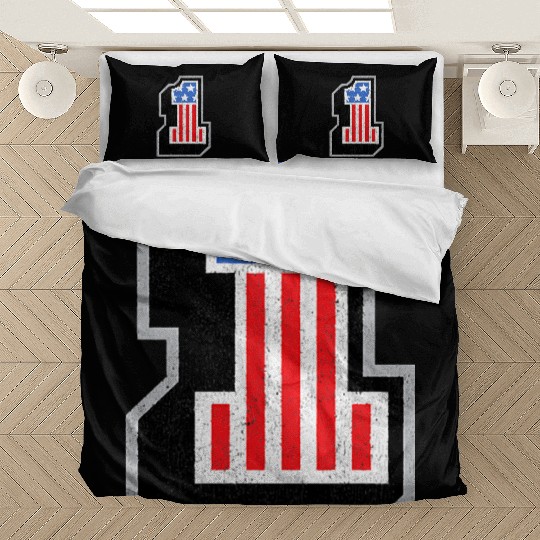 USA Stars Stripes Number One Patriotic Bedding Sets