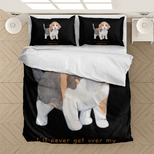 I'll Never Get over my Puppy Love. Adorable Beagle Bedding Sets