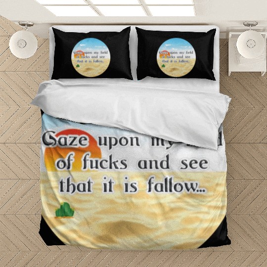 No Fucks Given I Dont Care Fuck Off No F*cks Cacti Bedding Sets
