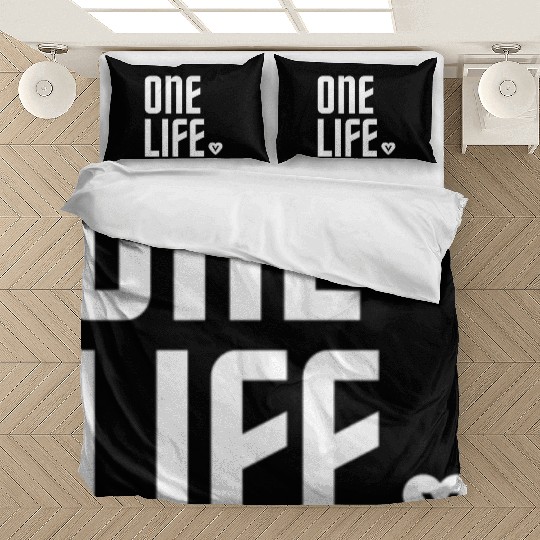 ONE LIFE vegan heart Bedding Sets