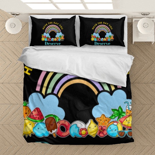 Have The Day You Deserve Karma Quotes Bedding Sets