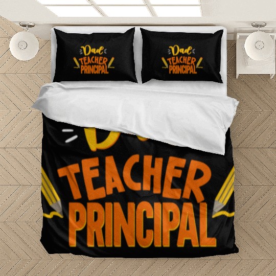 Dad Teacher Principal Homeschooling Homeschool Bedding Sets