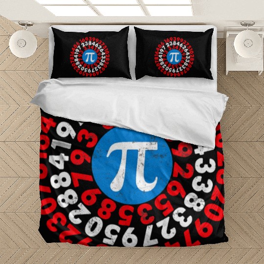 Mathematician Captain Pi Superhero Math Nerd Geek Bedding Sets