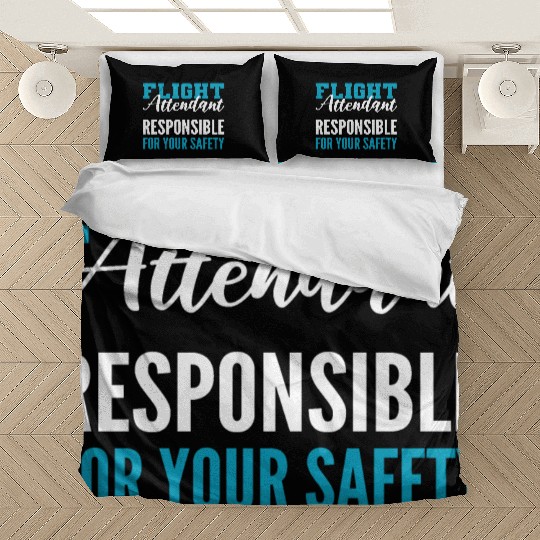Responsible for Safety Cabin Crew Gift Bedding Sets