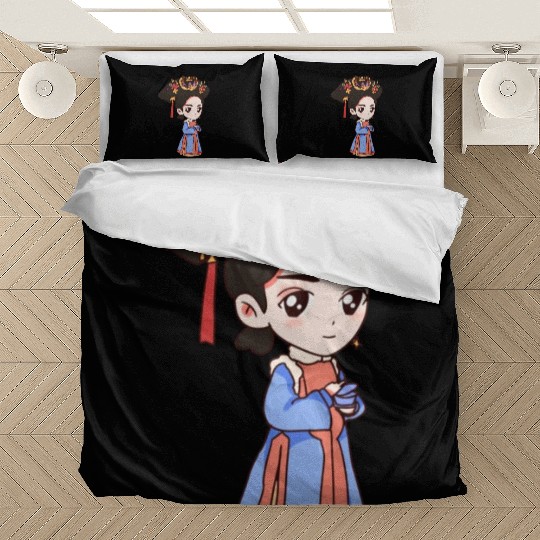 HAND PAINTED GIRL IMAGE Bedding Sets