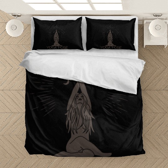 HALF MOON YOGA POSE Bedding Sets
