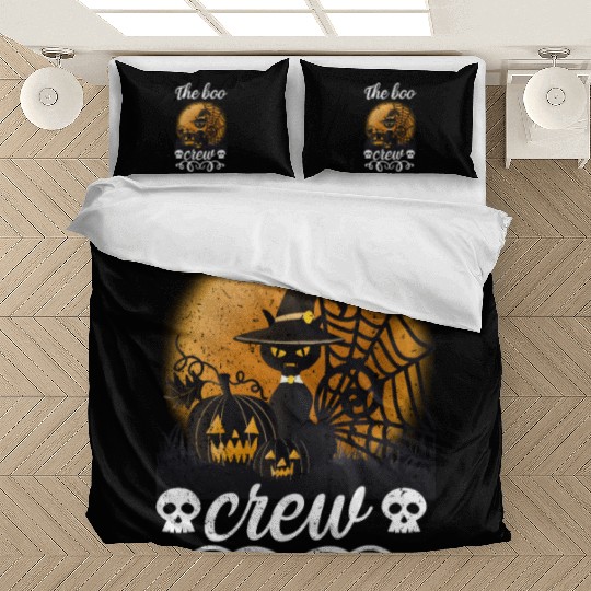 The Boo Crew Funny Halloween Bedding Sets