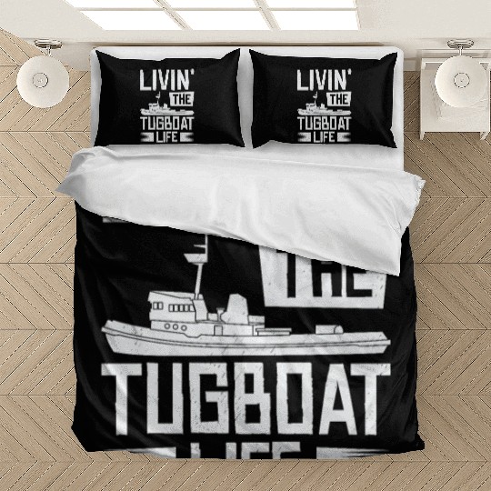 Tugboat Sailing Tugboat Life Watercraft Vessel Bedding Sets