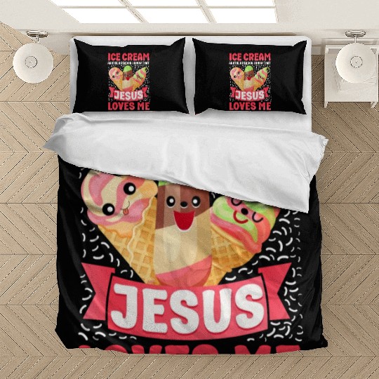 Ice Cream Christian Jesus Cone Bedding Sets