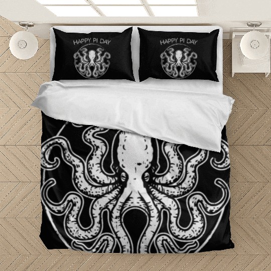 Happy Pi Day Bedding Sets Funny Math Geek Octopus