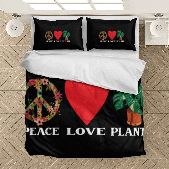 Peace Love Plants | Gardening Bedding Sets | Plant Lover