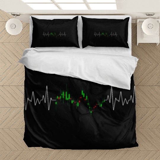 Hilarious Trading Enthusiasts Pulsation Graphic Bedding Sets