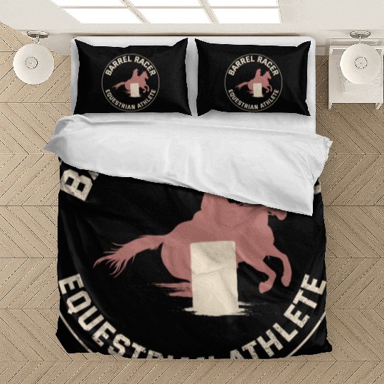 Barrel Racer Rodeo Racing Horse Riding Race Funny Bedding Sets