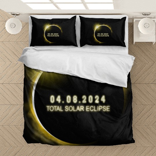 Total Solar Eclipse 4.08.24 Totality Solar Eclipse Bedding Sets