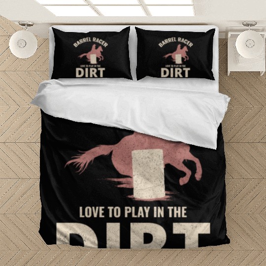Barrel Racer Rodeo Racing Horse Riding Race Funny Bedding Sets