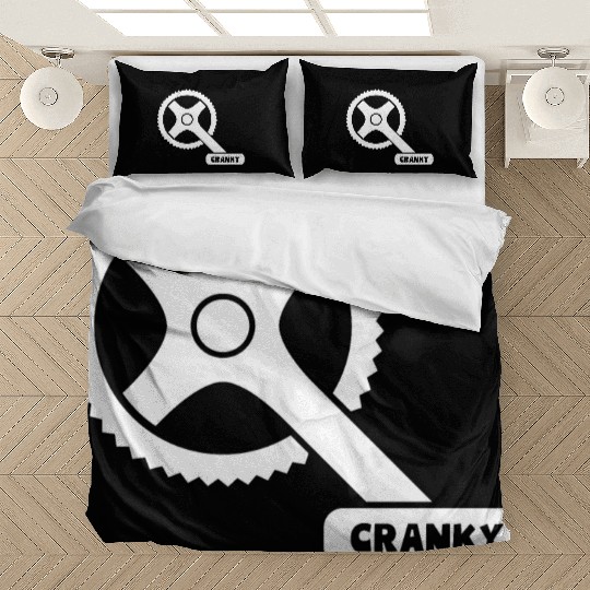 Cranky - Funny Cyclist Gift Bedding Sets
