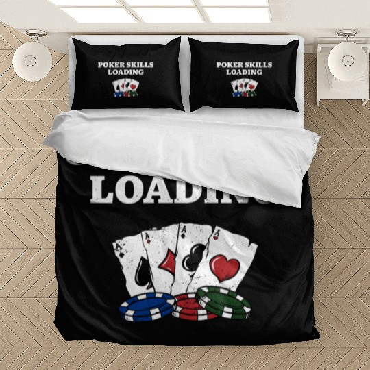 Poker Skills Loading Gambler Casino Gambling Bedding Sets