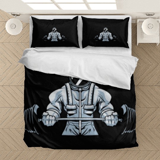 Barbell Gear Training Fitness Gym Bedding Sets
