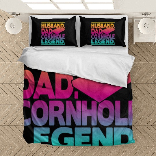 Husband Dad Cornhole Legend Classic Bedding Sets