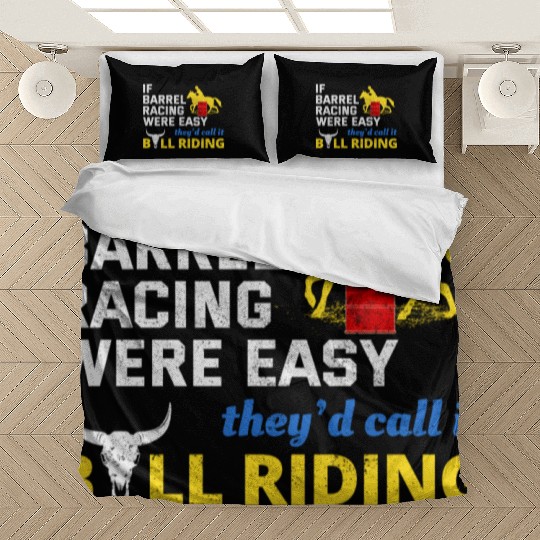 Barrel Racer Rodeo Racing Horse Riding Race Funny Bedding Sets