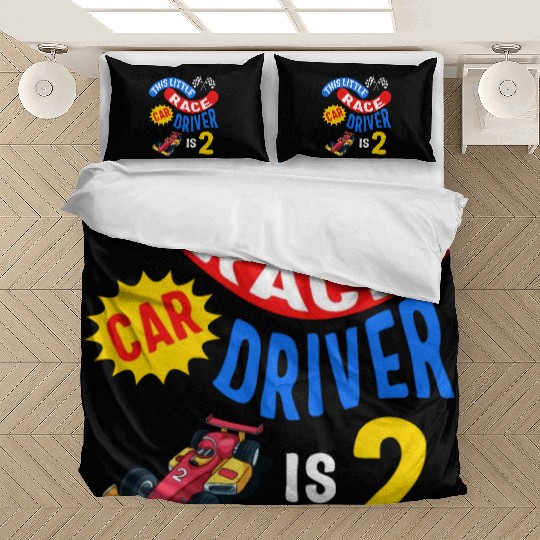 Little Race Car Driver Is 2 Future Race Driver, Bedding Sets
