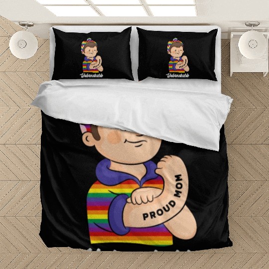 LGBT LGBTQ Proud Mom Bedding Sets