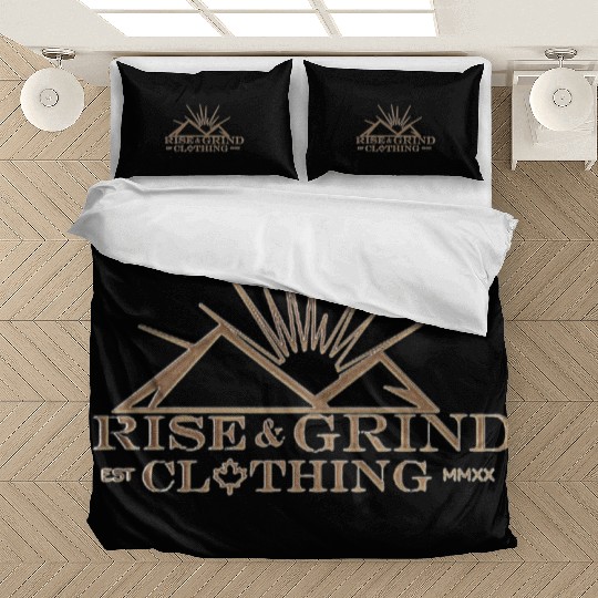 ABOVE THE MOUNTAINS RISE & GRIND CLOTHING CON LOGO Bedding Sets