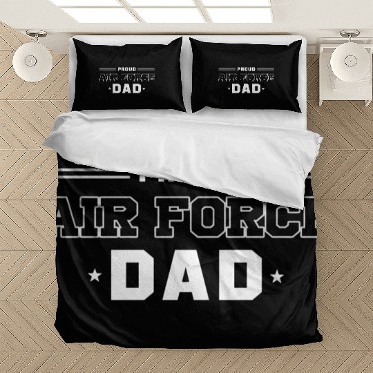 Proud Us Air Force Dad Military Pride Bedding Sets