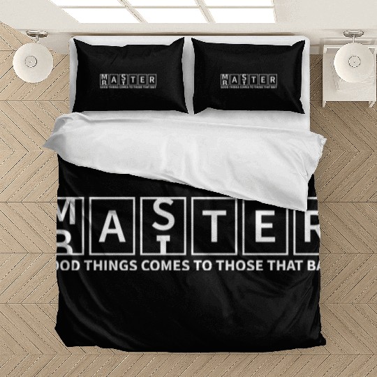 Master Baiter Funny Double Meaning Fishing Design Bedding Sets
