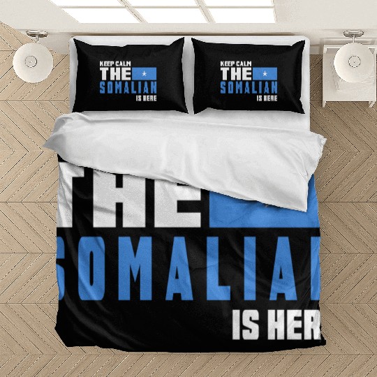 Keep calm Somalia flag design Bedding Sets