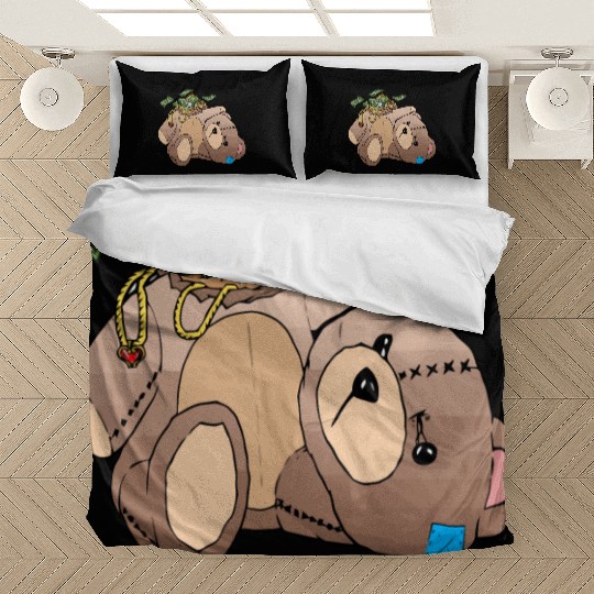 Money Teddy Bear Riches Bedding Sets