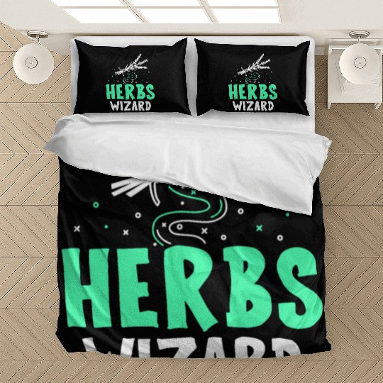 Herbs Wizard Herbalist Herb Herbalism Gardening Bedding Sets