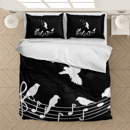 Bird Songs Nature Musician Birds Music Bedding Sets