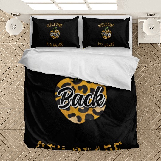 Welcome Back To 9th Grade Leopard Print Bedding Sets