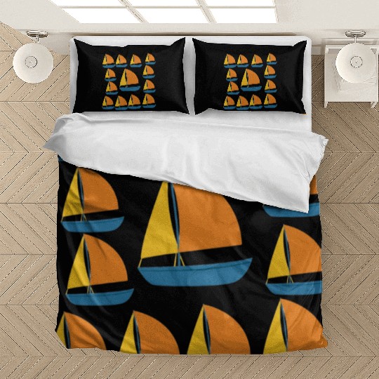 Sailboat boats stars ocean Bedding Sets
