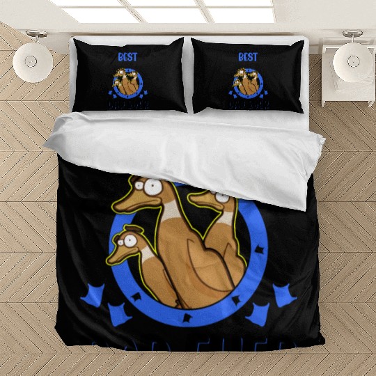 Best Running Duck Dad Ever Bedding Sets
