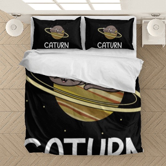 Caturn Cat Owner Saturn Astronomer Astronomy Bedding Sets