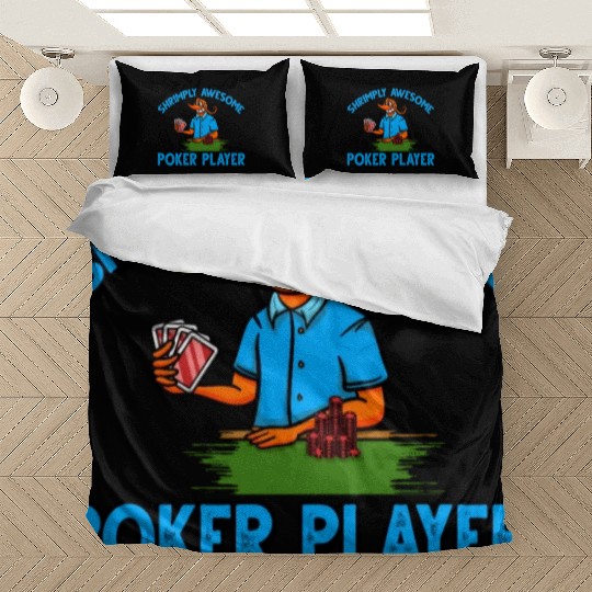 Funny Shrimp/Prawn Pun. Shrimply Awesome Poker Bedding Sets