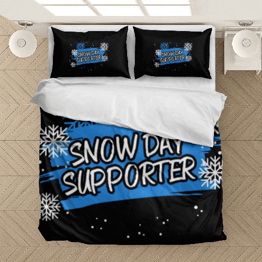 Snow Day Supporter Ice Cold Snowy Winter Season Bedding Sets