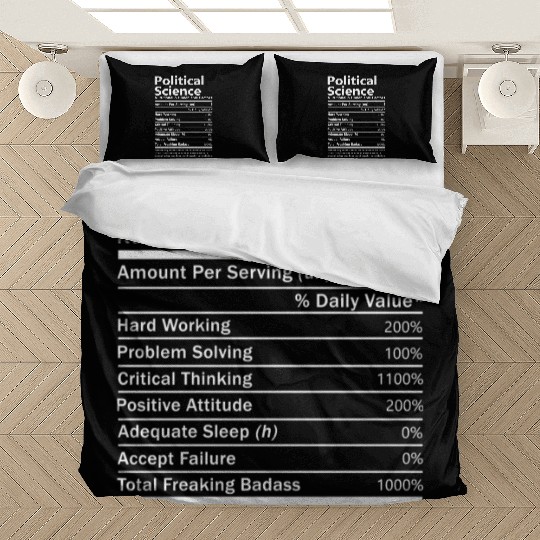 Political Science Bedding Sets - Nutritional And Undeni