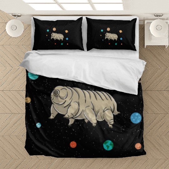 Tardigrade in Space for Tardigrade Lover Posters Bedding Sets