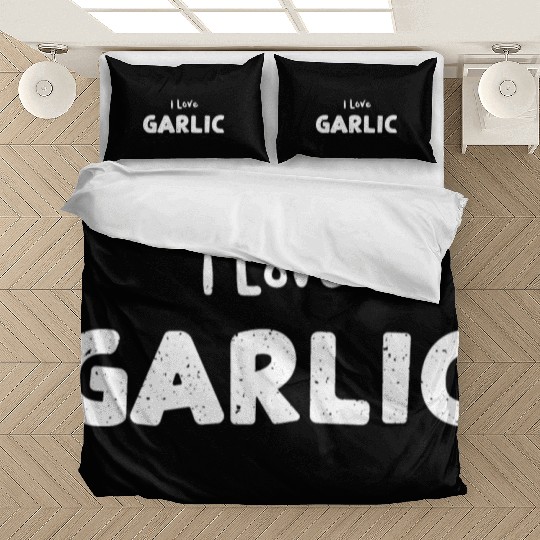 I Love Garlic - Halloween Bedding Sets