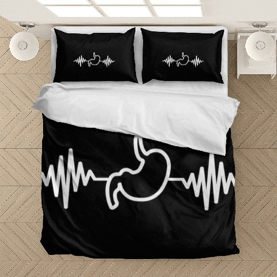 Tummy Ache Survivor Beat Line Bedding Sets