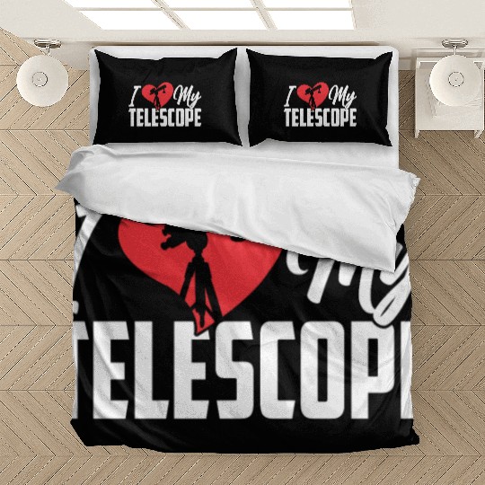 I Love My Telescope Space Universe Stars Bedding Sets