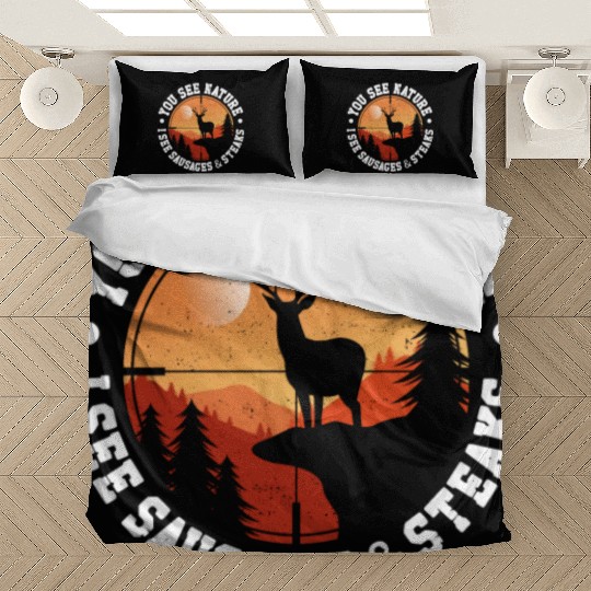 Buck Deer Hunting Hunter Bbq Bedding Sets